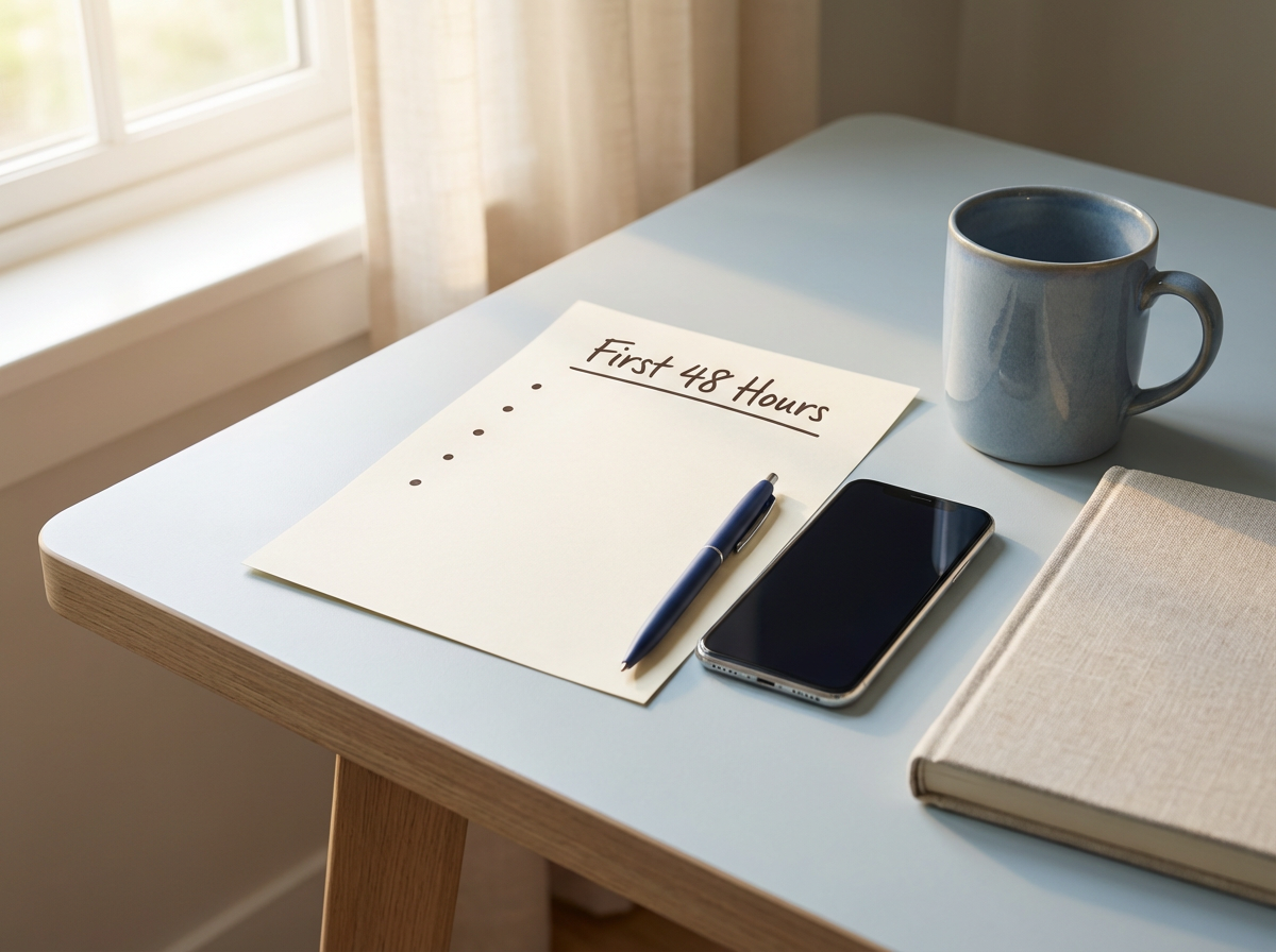 The First 48 Hours After Someone Dies